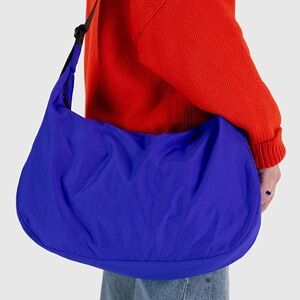 Baggu Large Crescent Bag in Lapis - EUC